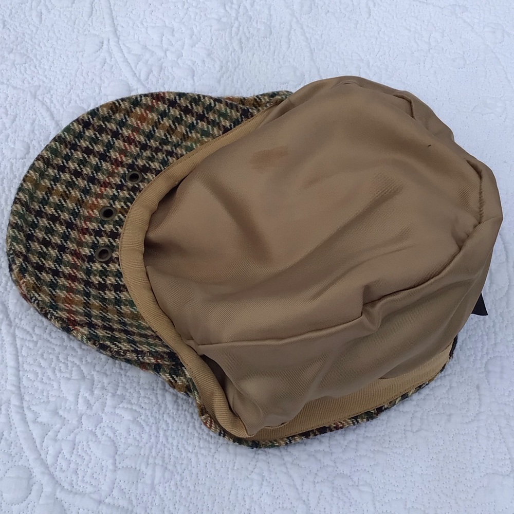Barbour Multicolor Wool Tweed Men’s Cap 7 1/2 - Picture 5 of 11